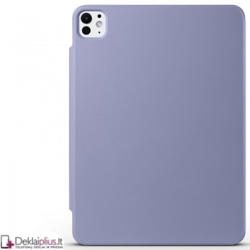 Smart Folio dirbtinės odos atverčiamas dėklas - levander grey (Apple Ipad Pro 13 (2024-2025)